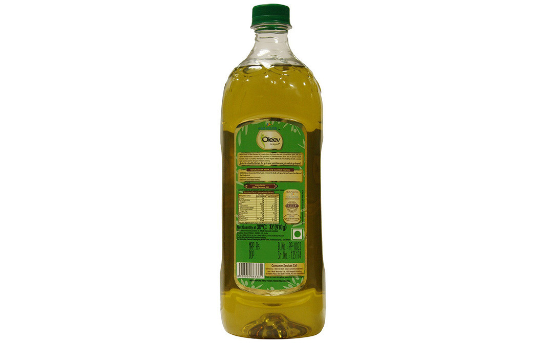 Oleev Olive Pomace Oil    Plastic Bottle  1 litre